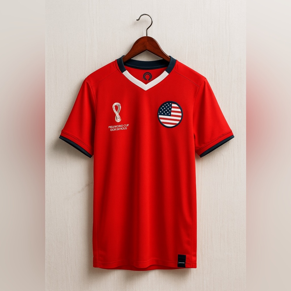 Red FIFA World Cup 2022 Men's Jersey medium